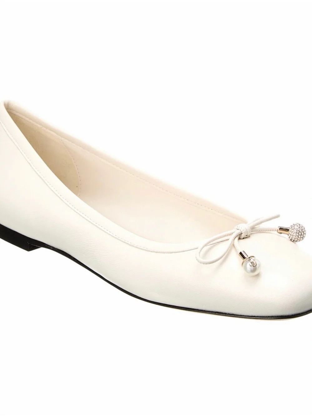 Jimmy Choo Elme Leather Ballet Flat Size 40